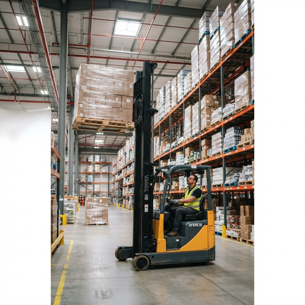 Warehouse forklifts