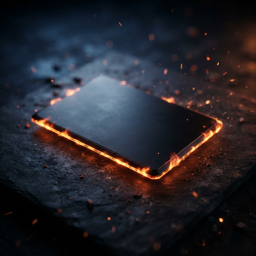 Forge Loyalty membership card glowing with embers